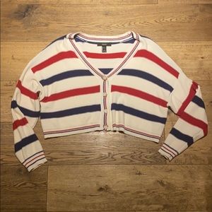 Cropped Sweater / cardigan - Large